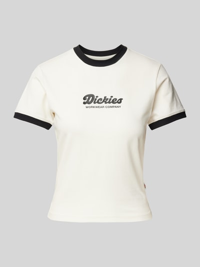 Dickies T-Shirt aus Baumwoll-Mix Modell 'LEWISTOWN' Ecru 2