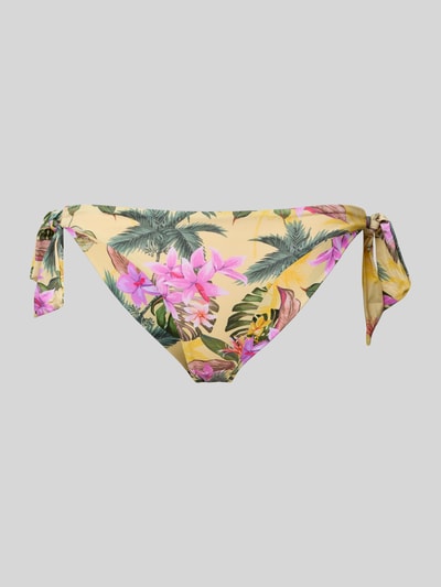 Banana Moon Bikinibroekje met vetersluiting opzij, model 'Rina' Lichtgeel - 1