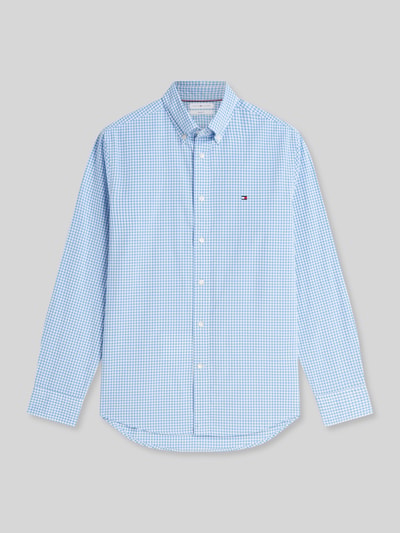 Tommy Hilfiger Regular Fit Freizeithemd aus reiner Baumwolle Hellblau 2