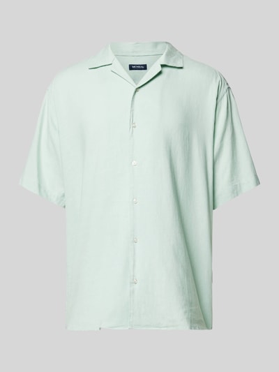 MCNEAL Tailored fit vrijetijdsoverhemd met reverskraag Lichtturquoise - 2