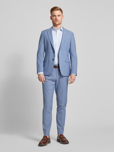 OLYMP Level Five Slim fit zakelijk overhemd met kentkraag Bleu - 1