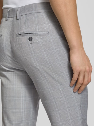 Matinique Skinny fit broek met steekzakken, model 'MAliam' Middengrijs - 3