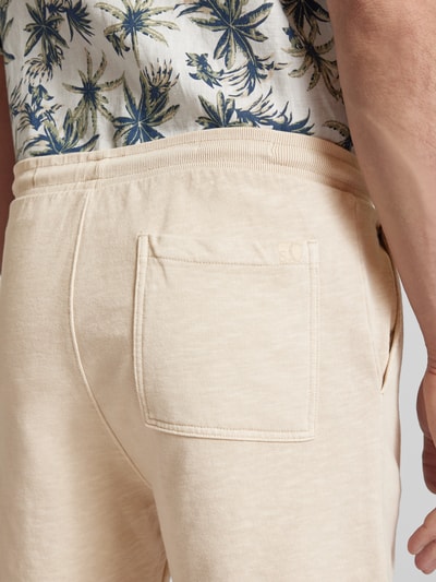 s.Oliver RED LABEL Regular Fit Bermudas in Melange-Optik Beige 3