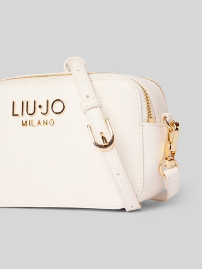 Liu Jo White Handtasche mit Label-Applikation Modell 'RIDHI' Weiss 3