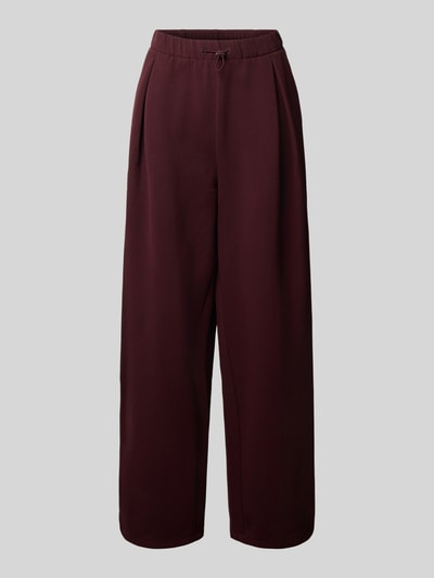 Produktfoto, Regular Fit Sweathose aus Baumwoll-Mix von Lacoste, Damen Sweathose von Lacoste Sport, bordeauxrot, glatte Struktur