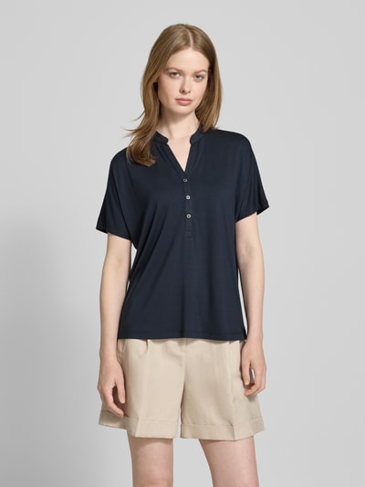 Marc O'Polo Comfort Fit T-Shirt mit V-Ausschnitt Marine 4