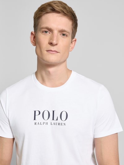 Polo Ralph Lauren Underwear T-Shirt mit Label-Print Weiss 3