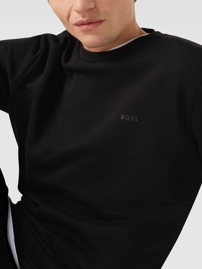 BOSS Sweatshirt mit Logo-Applikation Modell 'Stadler' Black 3