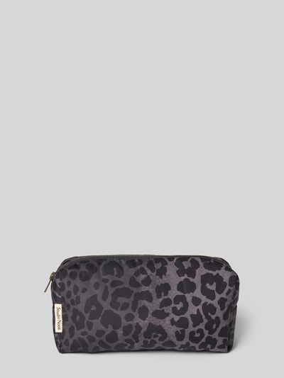 STUDIO NOOS Kosmetyczka z naszywką z logo model ‘Antra’ Antracytowy 1