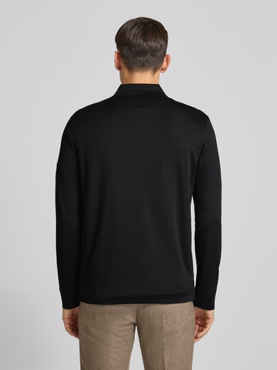 bugatti Koszulka polo z wyhaftowanym logo Czarny 5