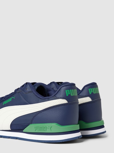 Puma Sneakers met labeldetails, model 'Runner v3' Marineblauw - 2