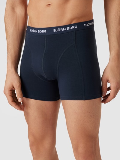 Björn Borg Boxershort in een set van 3 stuks, model 'SOLIDS' Blauw - 3