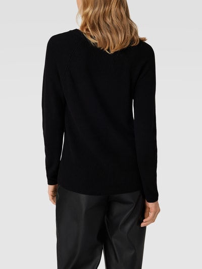 s.Oliver RED LABEL Strickpullover mit V-Ausschnitt Black 5