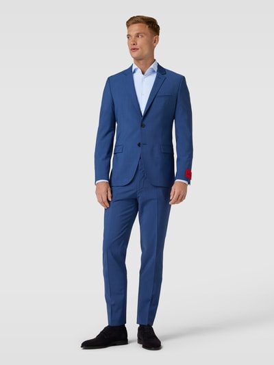 BOSS Slim Fit Business-Hemd mit Streifenmuster Bleu 1