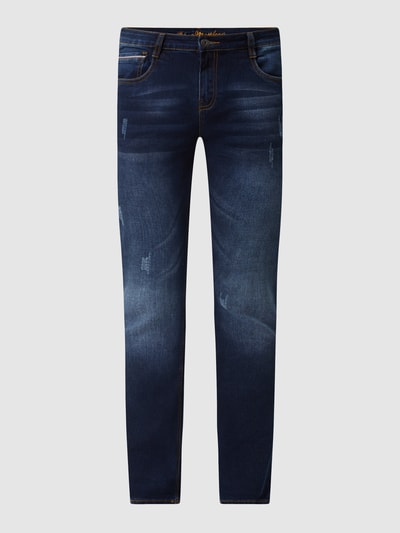 Blue Monkey Slim Fit Jeans mit Stretch-Anteil Modell 'David' Jeansblau 2