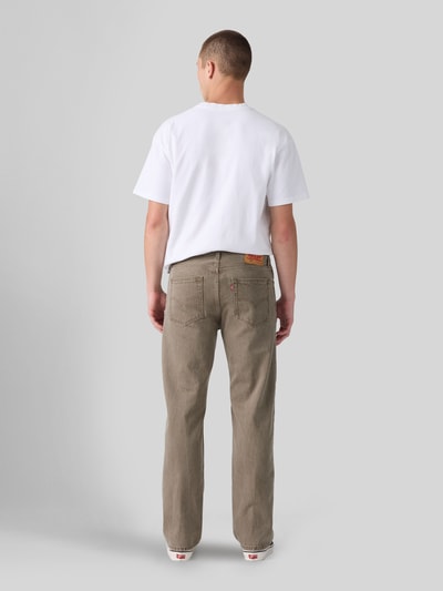 Levi's® Jeansy o kroju relaxed fit z czystej bawełny, 5 kieszeni Czarny 5