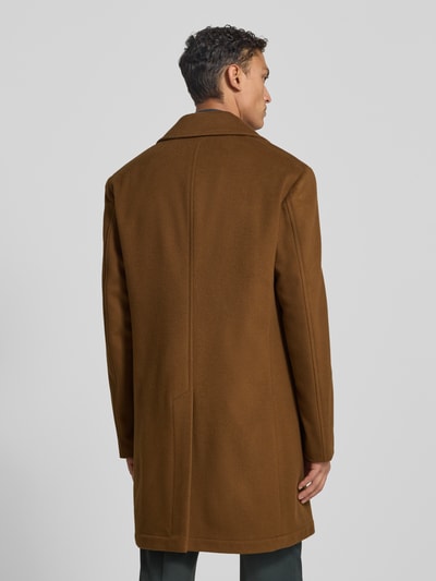 JOOP! Collection Regular Fit Mantel mit Reverskragen Modell 'BEALE' Cognac 5