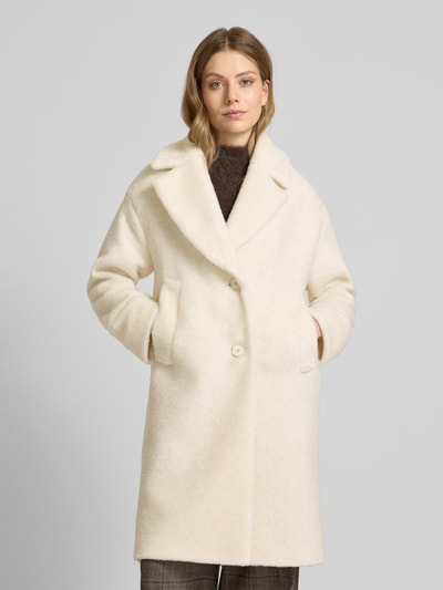 Fuchs Schmitt Mantel in Fleece-Optik Offwhite 4