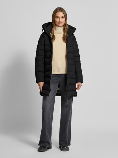 khujo Puffer Coat met capuchon model 'NEPTAR' Zwart - 1
