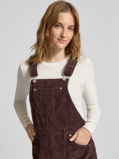 Tommy Jeans Corduroy jurk in A-lijn van puur katoen Donkerbruin - 3
