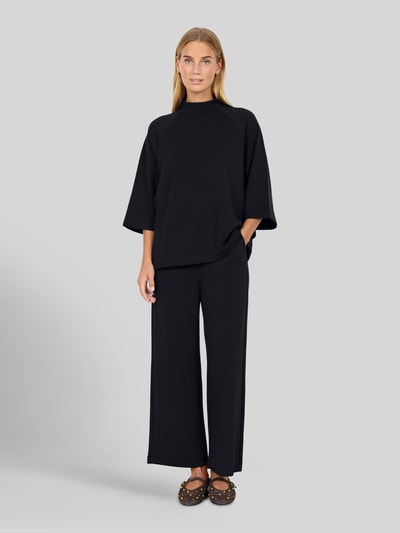Soyaconcept Loose fit sweatshirt van modalmix model 'BANU' Zwart - 1