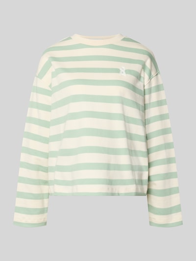 ARMEDANGELS Bluza dresowa z czystej bawełny organicznej o kroju oversize model 'ICONIC A FRANKAA' Miętowy 2