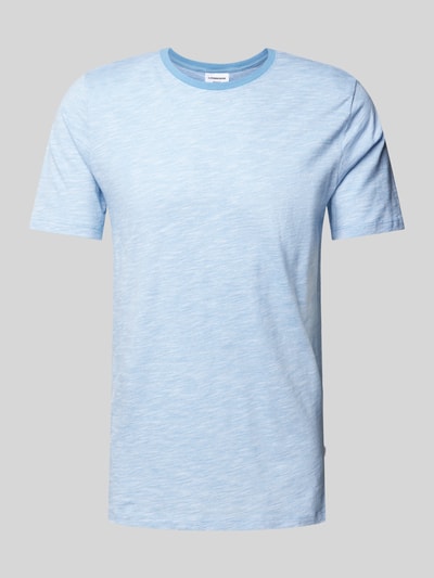 Lindbergh T-shirt met structuurmotief Lichtblauw - 2