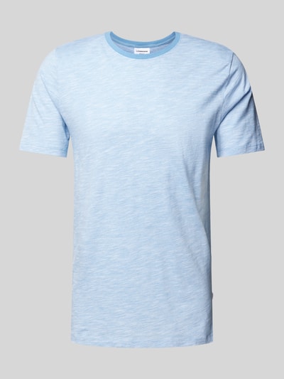 Lindbergh T-Shirt mit Strukturmuster Hellblau 2