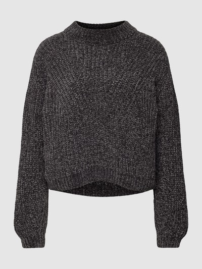 OPUS Gebreide pullover met opstaande kraag, model 'Pektuno' Antraciet - 2