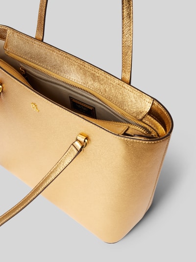 Lauren Ralph Lauren Handtasche mit Label-Applikation Modell 'KARLY' Gold 5