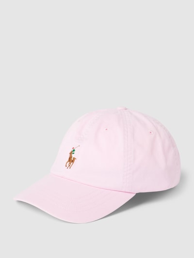 Polo Ralph Lauren Basecap mit Label-Stitching in khaki Rosa 1