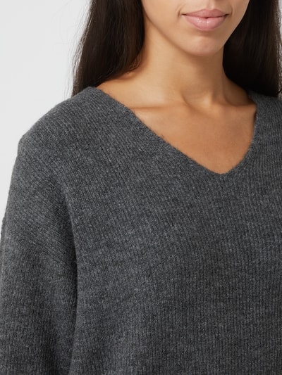 Vero Moda Pullover met ribstructuur  Middengrijs - 3