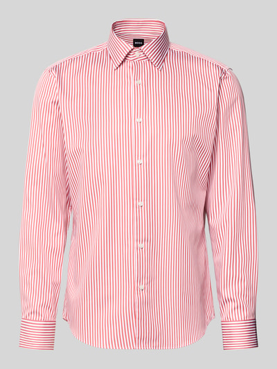 BOSS Regular Fit Businesshemd aus reiner Baumwolle Modell 'JOE' Rot 2