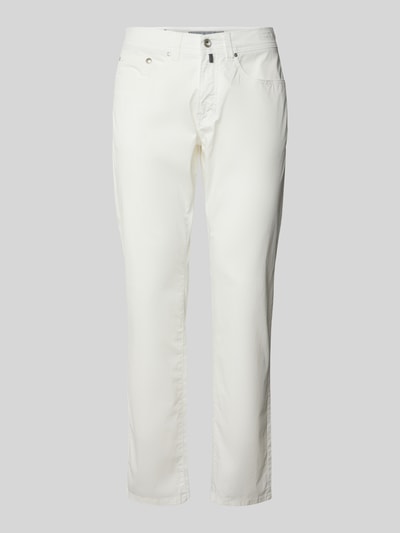 Pierre Cardin Tapered Fit Hose im 5-Pocket-Design Modell 'Lyon' Weiss 2