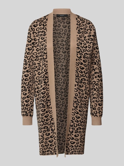 Vero Moda Regular fit cardigan van viscosemix, model 'NANCY' Beige gemêleerd - 2