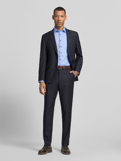 Christian Berg Men Regular Fit Business-Hemd mit Kentkragen Royal 1