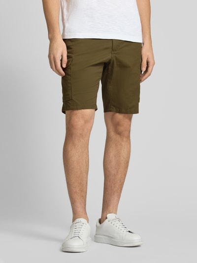 Tommy Hilfiger Regular Fit Cargoshorts mit Gürtelschlaufen Khaki 4