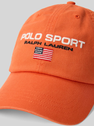 Polo Ralph Lauren Cap aus reiner Baumwolle Orange 2