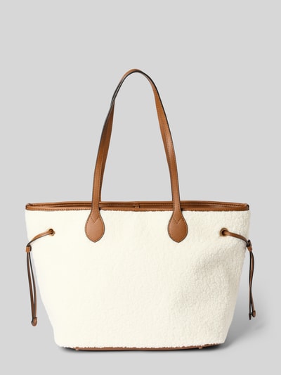 JOOP! Torba shopper z detalem z logo model ‘lanoso’ Écru 4