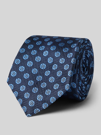 JOOP! Collection Stropdas van puur zijde Marineblauw - 1