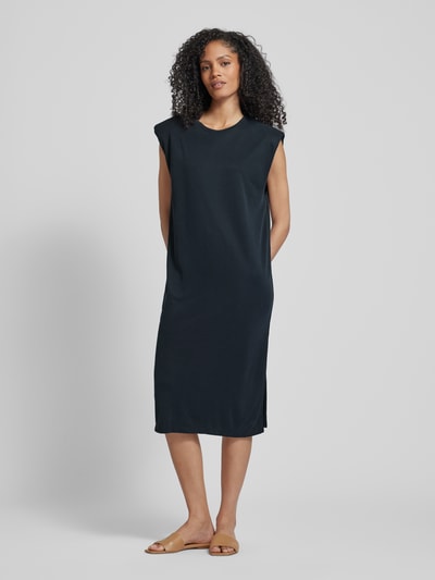 mbyM Knielanges Kleid mit Kappärmeln Modell 'Stivian' Black 4