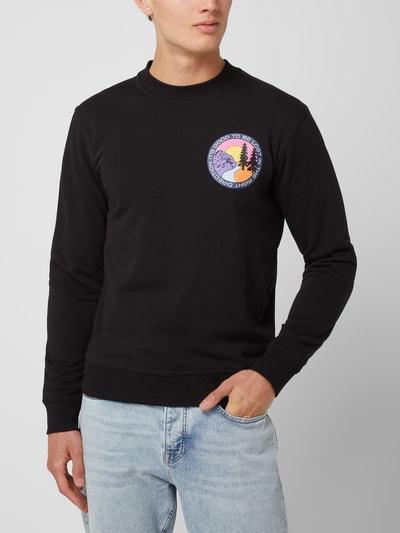 Scotch & Soda Sweatshirt mit Print  Black 4