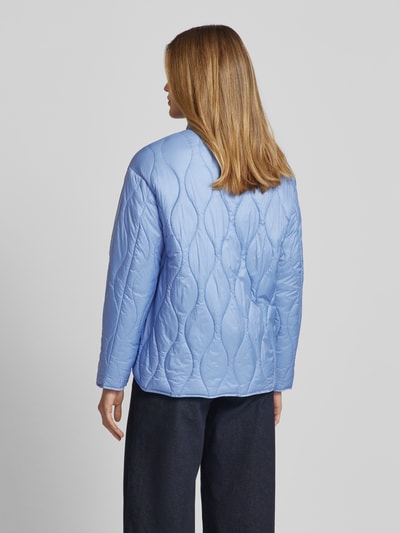 OPUS Jacke mit Ziernähten Modell 'Halotte' Bleu 5