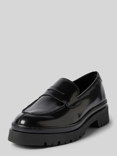 Gant Penny-Loafer aus Leder mit Schaftbrücke Modell 'Aligrey' Black 1