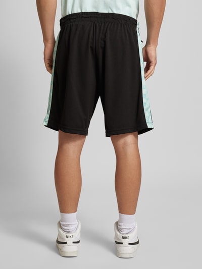 PEQUS Shorts mit elastischem Bund und Tunnelzug Black 5