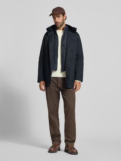Barbour Regular fit functioneel jack met gestikt logo model 'Northdale' Marineblauw - 1