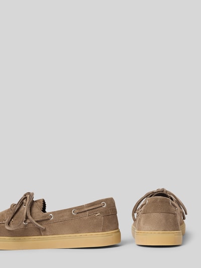 Marc O'Polo Loafersy z czystego nubuku bydlęcego Model 'KARA 1B' Jasnobrązowy 2