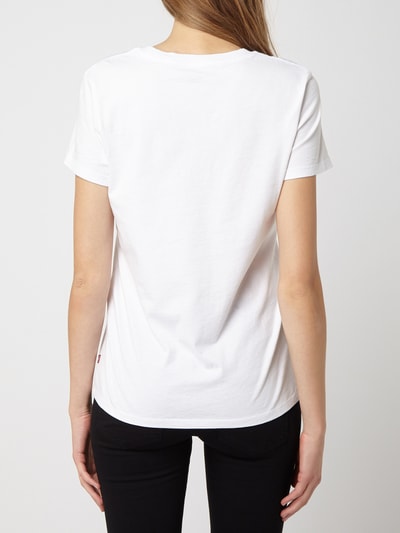 Levi's® T-Shirt aus Baumwolle mit Logo-Print  Offwhite 5