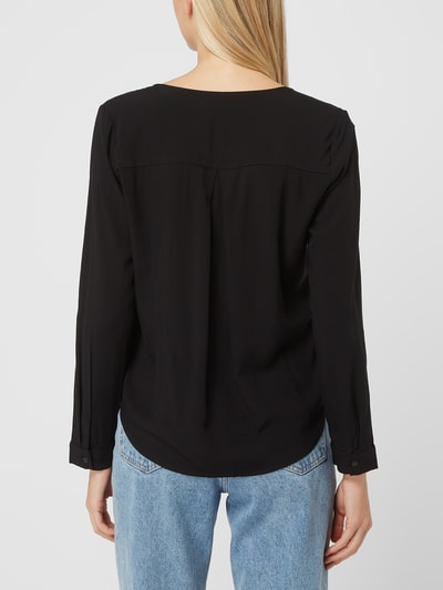 Fransa Blouse met V-hals Zwart - 4