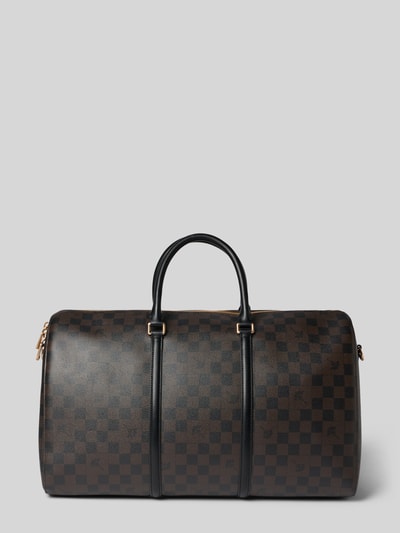 JOOP! Weekendtas met labeldetail, model 'cortina piazza aurora' Donkerbruin - 4